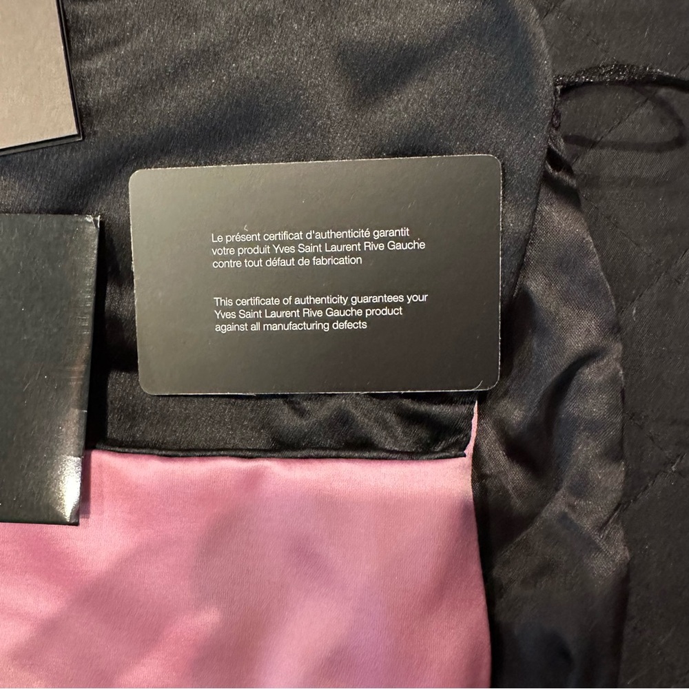 Yves Saint Laurent Pink Satin Evening Clutch (Vintage) - Picture 6 of 10
